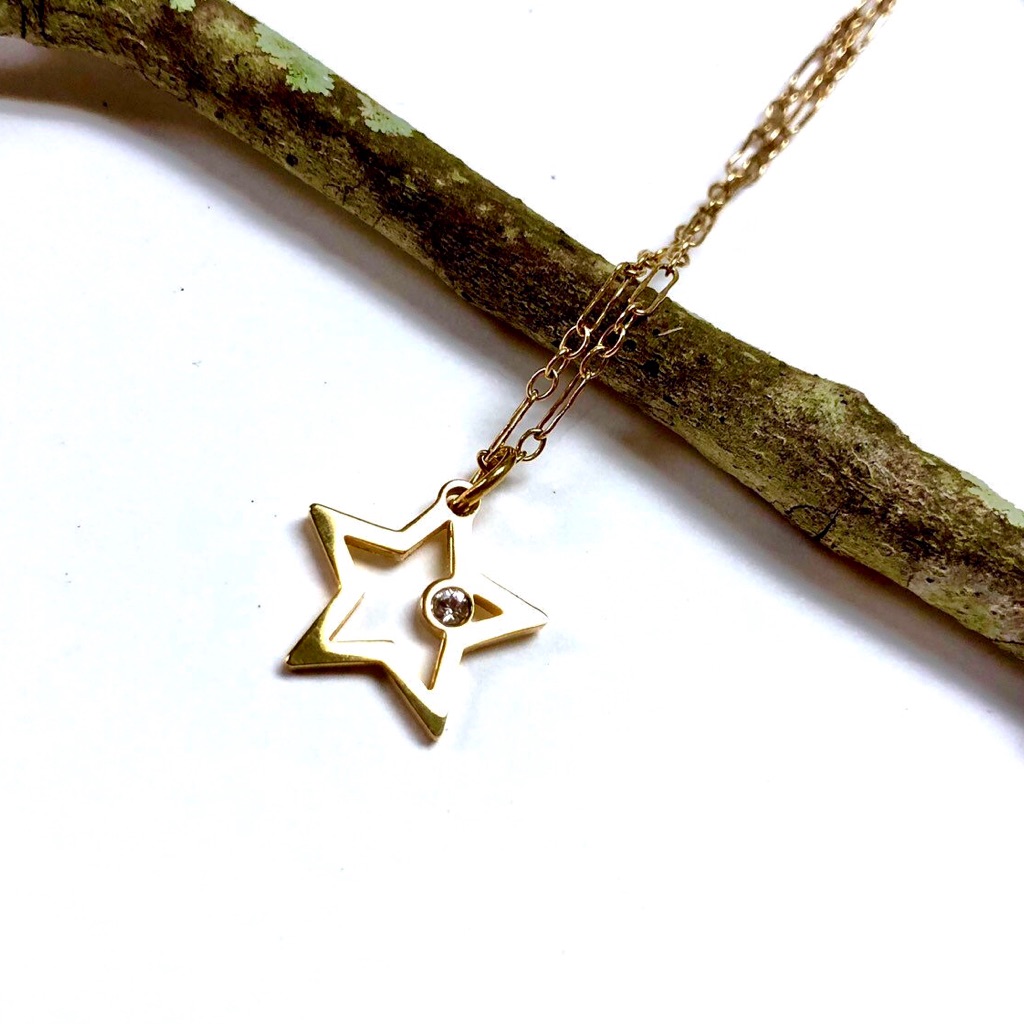 Star Necklace, Celestial, North Star, Polaris